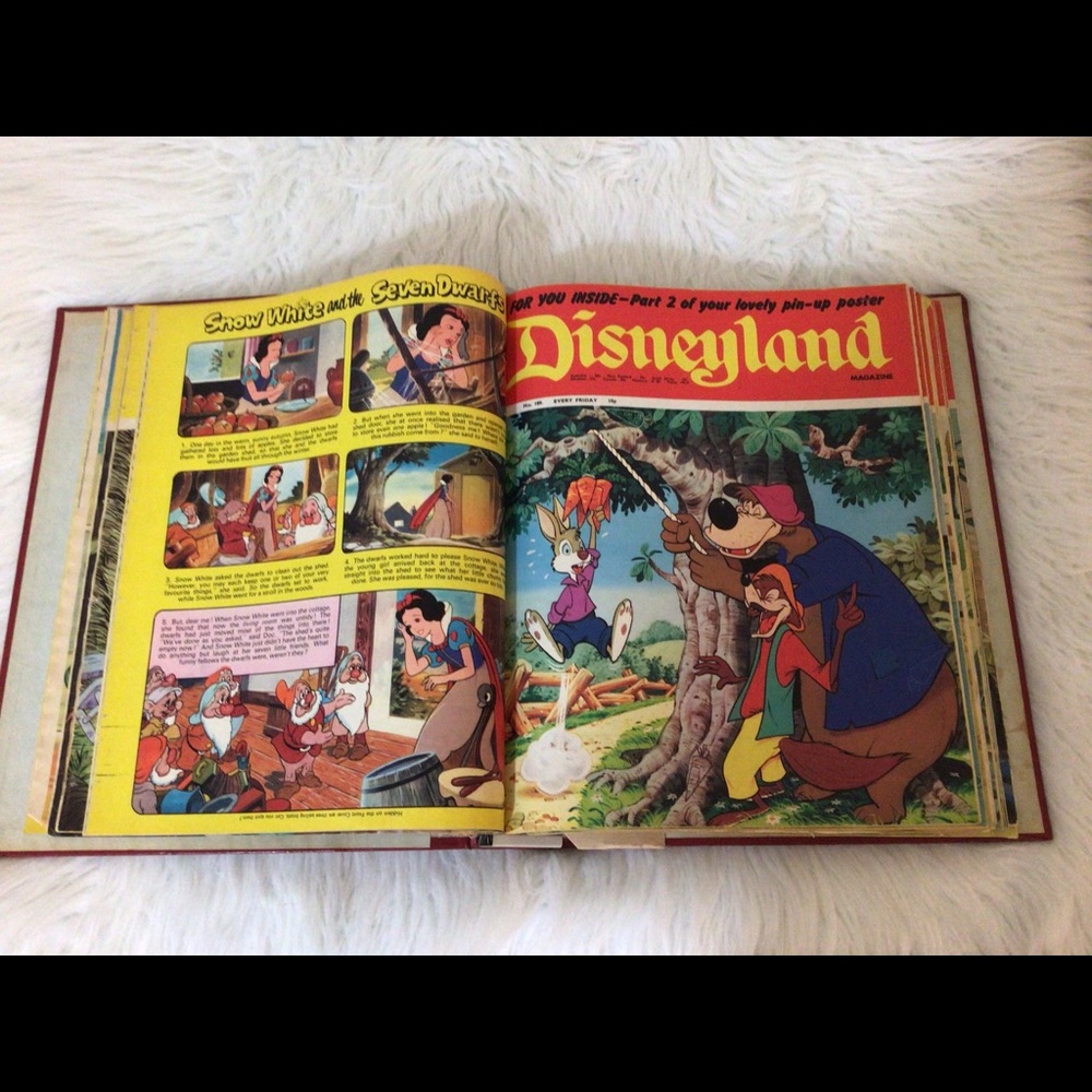 37 Vintage Walt Disney Magazines in One Album